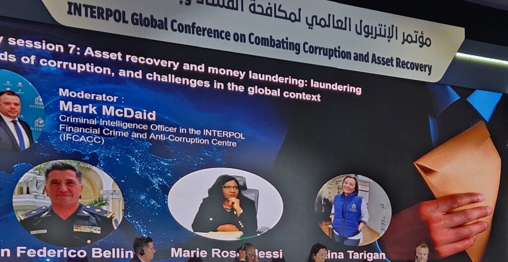 La SRC au cœur de la Conférence mondiale d’Interpol sur la lutte contre la corruption et le recouvrement des avoirs criminels